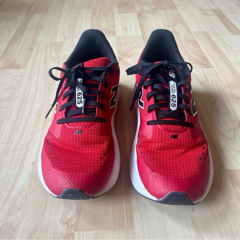 New Balance GK625RD Fresh Foam X Running Shoes Red Black Men’s Size 6
